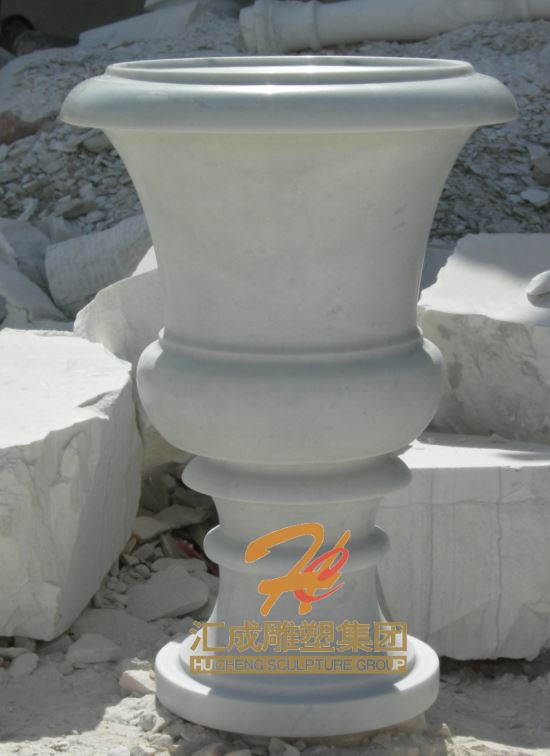 石雕花盆