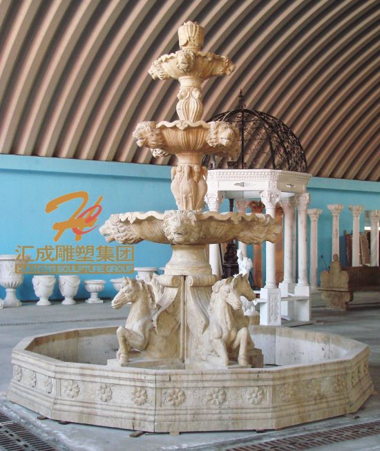 石雕噴泉