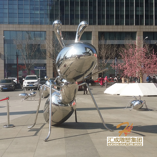 不銹鋼螞蟻雕塑