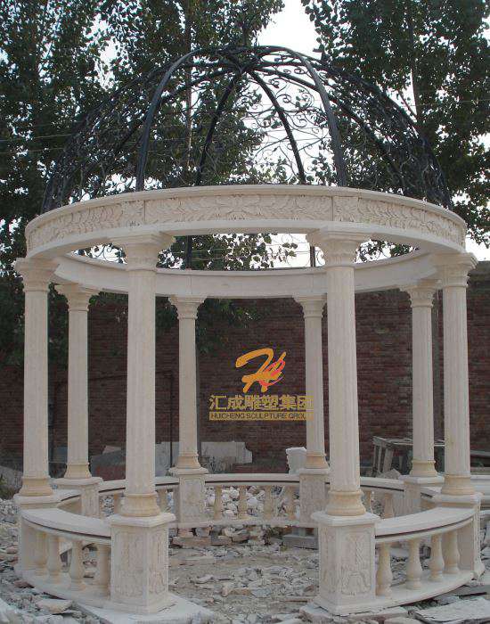 石雕涼亭