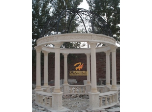 石雕涼亭