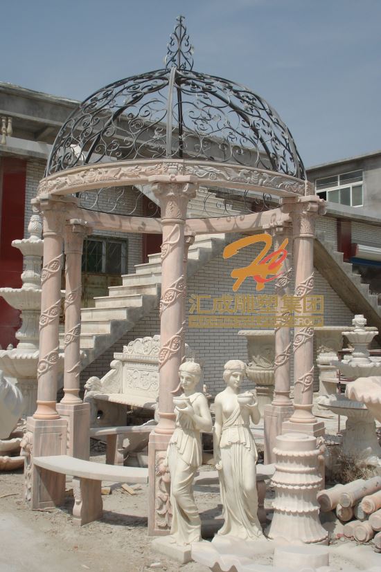 石雕涼亭