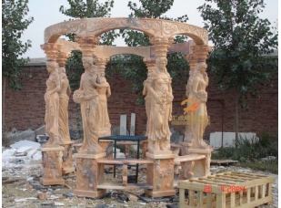 石雕涼亭